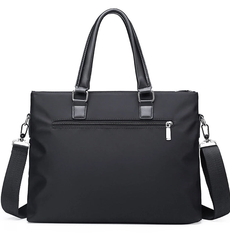 Men's Business Briefcase 14''  Laptop Handbag Waterproof Large Capacity Shoulder Crossbody Bag