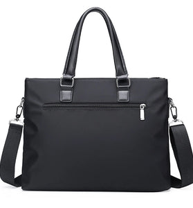 Men's Business Briefcase 14''  Laptop Handbag Waterproof Large Capacity Shoulder Crossbody Bag