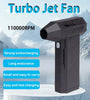 110,00RPM Mini Turbo Fan Brushless Motor Handheld Violent Turbo Fan Wind Speed 53M/S Electric Blower Snow Removal Air Dryer