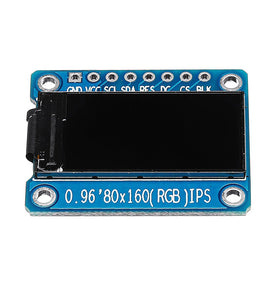Geekcreit 0.96 Inch 7Pin HD Color IPS Screen TFT LCD Display SPI ST7735 Module