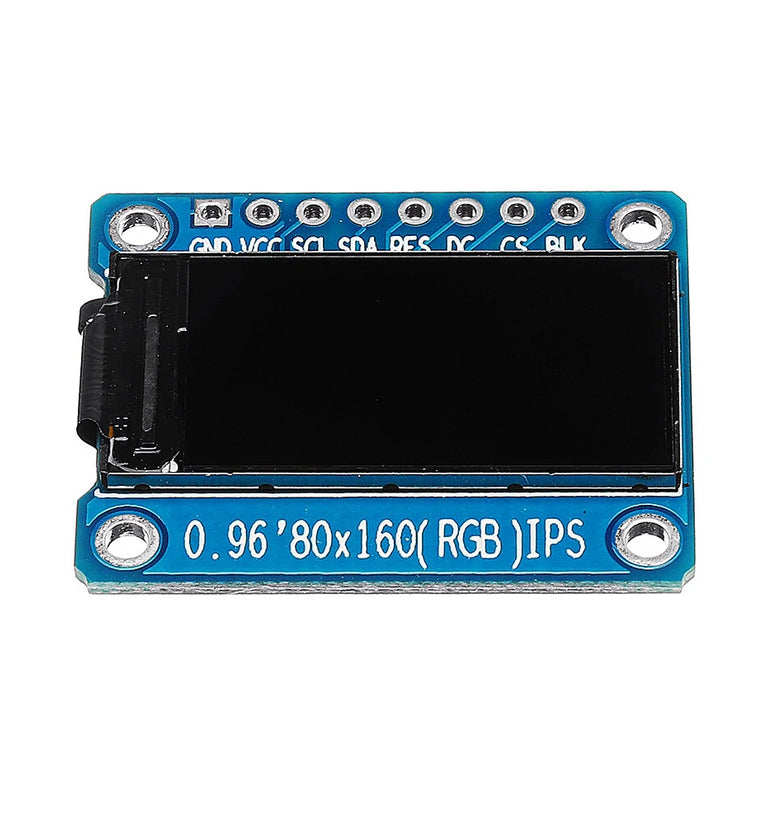 Geekcreit 0.96 Inch 7Pin HD Color IPS Screen TFT LCD Display SPI ST7735 Module