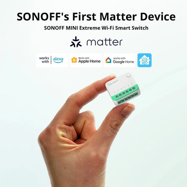SONOFF MINIR4M MINI Extreme WiFi Smart Home Switch Detach Relay Matter Voice Control with Alexa Google Home