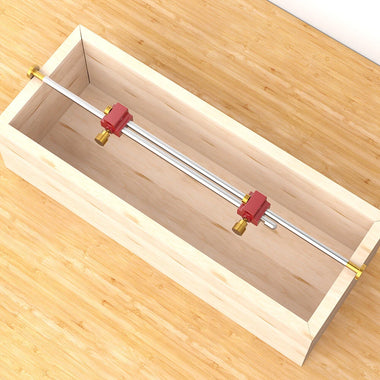 ENJOYWOOD 3 In 1 Modular Bar Gauge Bar Clamping Positioning Compass Tool Woodworking Scribe Circle Drawing Ruler for for Inside Corner / Outside Measurements
