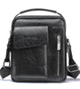 WEIXIER Men's Crossbody Bag PU Leather Hand Bag for Men Messenger Bags Waterproof Backpacks Business Casual Single Shoulder Bag