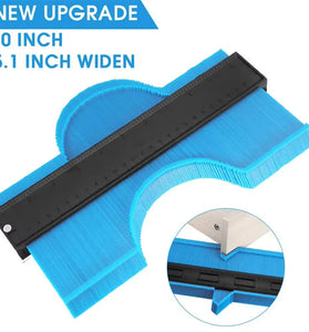 Contour Gauge 10 Inch Widen Profile Gauge Measure Ruler Contour Duplicator For Measurement Tiling Laminate Wood Marking Tool