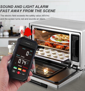 ET925PRO/ET92 Electromagnetic Radiation Tester Large Color Screen 40V/m Alarm Threshold Sound Light Alert Top Seller Safety Monitor