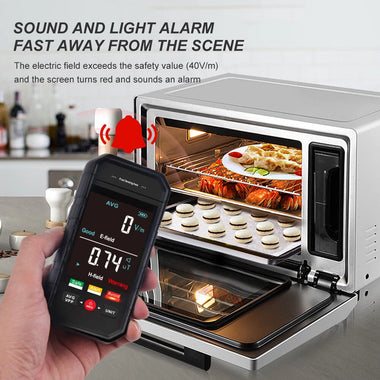 ET925PRO/ET92 Electromagnetic Radiation Tester Large Color Screen 40V/m Alarm Threshold Sound Light Alert Top Seller Safety Monitor