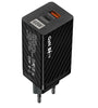 [GaN Tech] USLION PD65W 2-Port USB PD Charger USB-C+USB-A PD QC3.0 Fast Charging Wall Charger Adapter EU Plug for iPhone 15 14 13 for Huawei Mate60 Pro for Samsung Galaxy Z Flip4 for Xiaomi 13pro