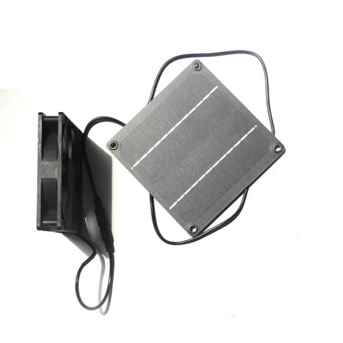 Solar Powered Exhaust Fan 4W Monocrystalline Panel 12V 87CFM Quiet DC Portable Fan for Pets Chicken Coops Greenhouses Airflow Cooling System