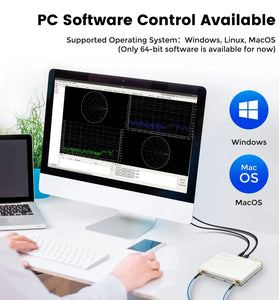 LibreVNA 100kHz-6GHz Vector Network Analyzer Professional USB Based VNA Full 2-Port Antenna Analyzer External Reference