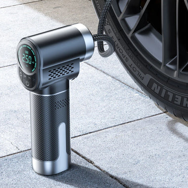 Portable 60W Electric Cordless Air Pump High Pressure 17 Cylinders Car Inflatable Pump with LED Lighting Tire Pressure Display