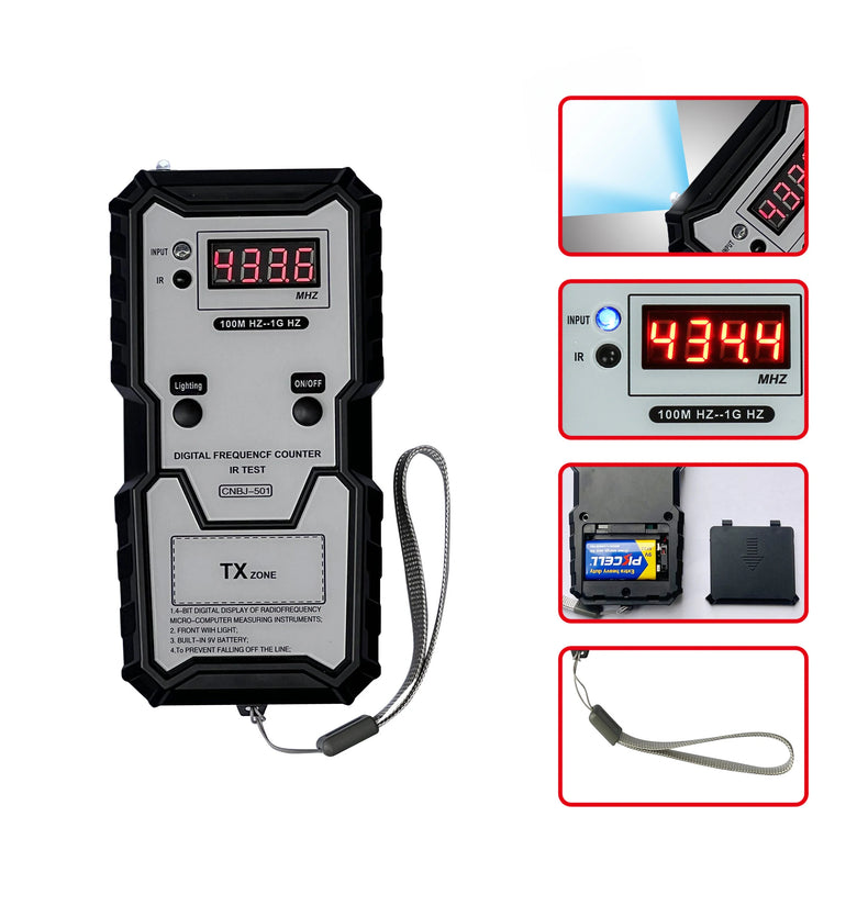 Infrared Frequency Tester High-precision Small Frequency Tester With Car Key Special Detection Frequency Band