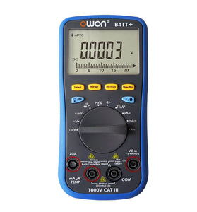 OWON B41T+ 4 1/2 Digital Multimeter With Bluetooth True RMS Tester Meter 3 in 1 Datalogger + Multimeter + Temperature Meter