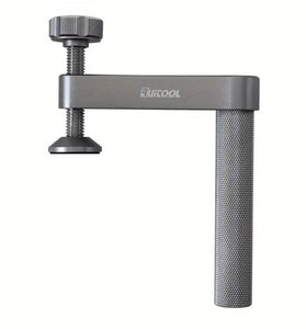 2PCS Workbench Dog Hole Clamp Set With Anti-Slip Pad Woodworking Desktop Fixed Clip Aluminum Alloy Quick Acting Hold Down Clamp For 19mm 20mm Dog Hole Tool