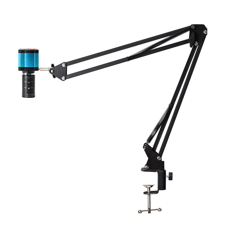 HAYEAR 48MP 1080P 2K HDMI USB Industrial Video Microscope Camera Big Visual Field Manual IRIS6-60mm Zoom Lens for PCB Soldering Repair