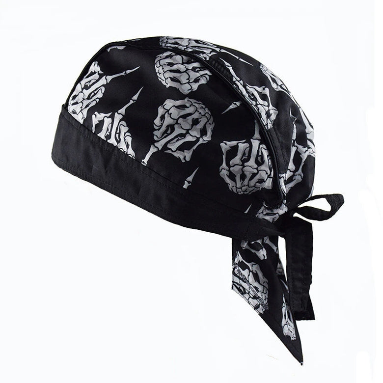 XANES Cycling Skull Bandana Cap Outdoor Quick-drying Sports Headband Moisture-wicking Breathable Headgear One Size