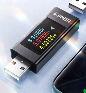 KWS-MX23 USB Digital Display DC Voltage Ammeter Power Meter Voltmeter Current Meter Cell Phone Charging USB-A Tester Detector DC 4-30V