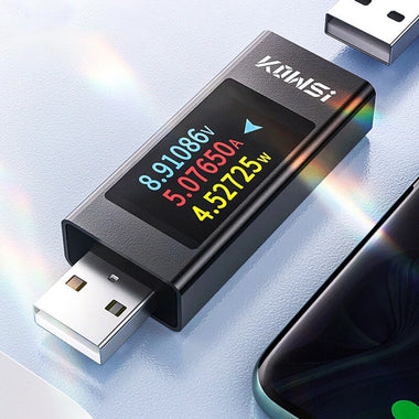 KWS-MX23 USB Digital Display DC Voltage Ammeter Power Meter Voltmeter Current Meter Cell Phone Charging USB-A Tester Detector DC 4-30V
