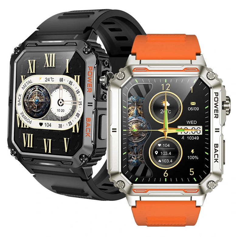 Bakeey P3 1.91inch HD Screen RGB bluetooth Call Heart Rate Blood Pressure Blood Oxygen Monitor Sleep Monitoring Multi-sport Modes Music Playback IP67 Waterproof Smart Watch