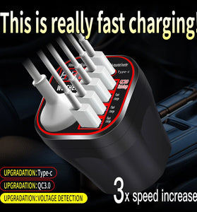 Universal Car Inverter 12V 24V To 220V Intelligent Voltage Detection Car Power Socket 200W Intelligent Charging Inverter Converter for Car Truck