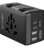 BlitzWolf BW-TA1 Universal Travel Adapter Plug with 4 USB EU UK US AU AC Power Charger Adapter Outlet Converter Socket