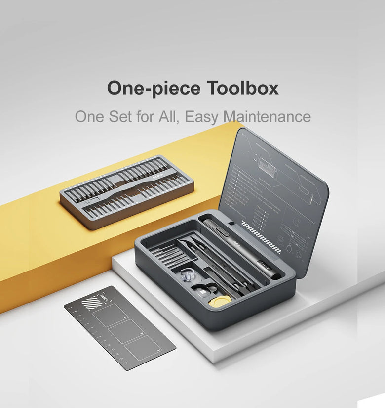 Atuman E3 Electric Screwdriver Set 95 in 1 Rechargeable 650mAh Lithium Battery 230rpm High Torque Compact Design Precise Bits for Electronics and DIY Tasks