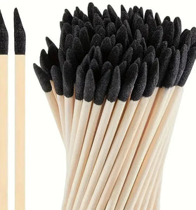 50/100PCS Dual-Purpose Sanding Sticks Precision Frosted Tips Flat Head for Crafts Model Making Shaping Smoothing Finishing