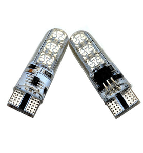T10 LED 194 168 W5W 5050 SMD RGB Car Dome Reading Light Auto Wedge Lamp RGB LED Bulb with Remote Controller