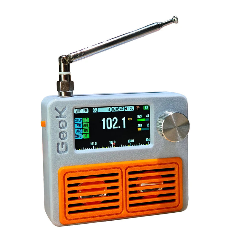 Si4732 Full Band Stereo Portable Radio Pro Version 1.9 Inch IPS Screen 2000mAh Battery Supports FM AM SW LW AIR SSB Network Radio Open Source Design