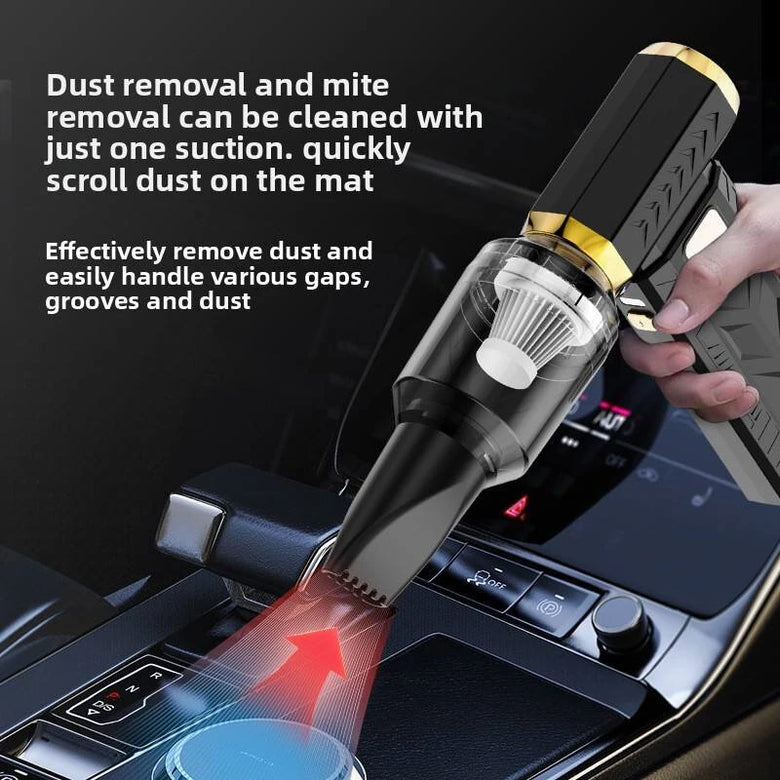 M18 Handheld Vacuum Cleaner 10000mAh Battery 6-Speed Adjustable Brushless Motor 65W Power Lightweight Cordless Blowing and Suction Portable Car Dust Collector