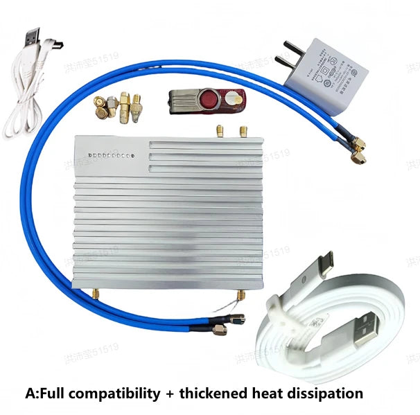 LibreVNA Dual Port Vector Network Analyzer 100kHz to 6GHz Enhanced Heat Dissipation Military Grade Flange Connector RF Testing Precision Calibration Tools