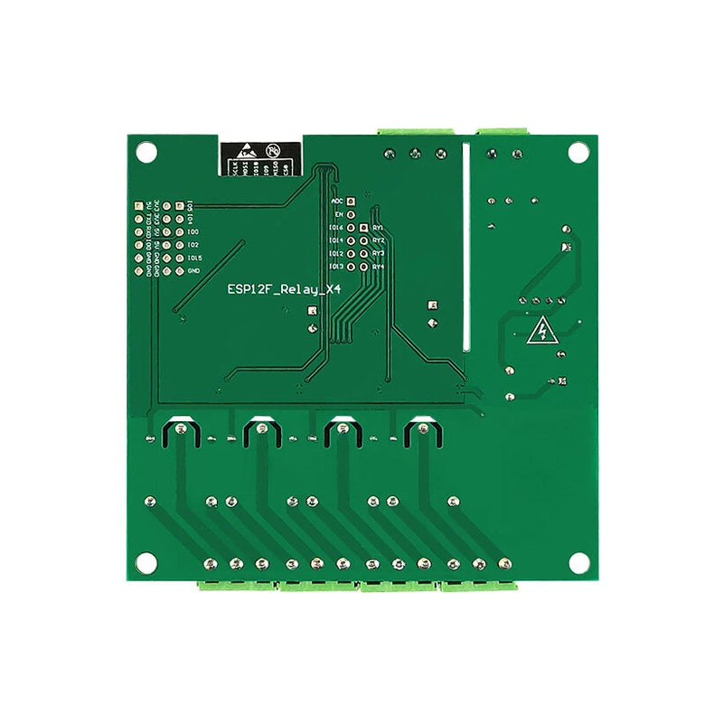 Relay Module WiFi 4 Channel ESP8266 Development Board Voltage Monitoring Relay Industrial Parts for Wireless Control DC7~12V/5V