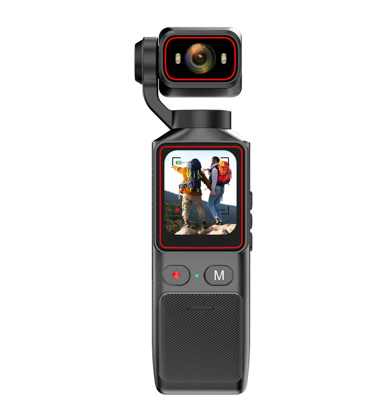 L19 4K Touch Screen Action Camera WiFi 1.69 Inch IPS 180 Degree Rotatable EIS Handheld Video Recorder Outdoor Sports Camera