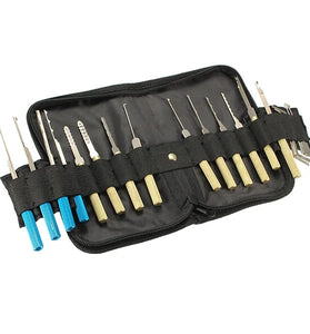 DANIU 18Pcs Dimple Lock Pick Tools Combination Door Openner Locksmith Tool