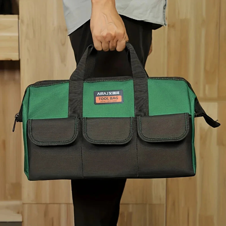 AIRAJ 18 Inch Large Capacity Tool Storage Bag with Wear-resistant Multiple Pockets for Portable Tool Storage