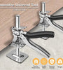 120kg Capacity Carbon Steel Tile Leveling Clips Labor-Saving Arm Jack Door Panel Drywall Lifter with Adjustable Handy Home Improvement Tool