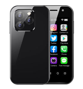 SOYES XS14 Pro 3.0 Inch 2GB + 16GB / 3GB + 64GB ROM Ultra Thin Camera WIFI Bluetooth Dual SIM Face Recoginition 4G Quad Core Mini Mobile Phone