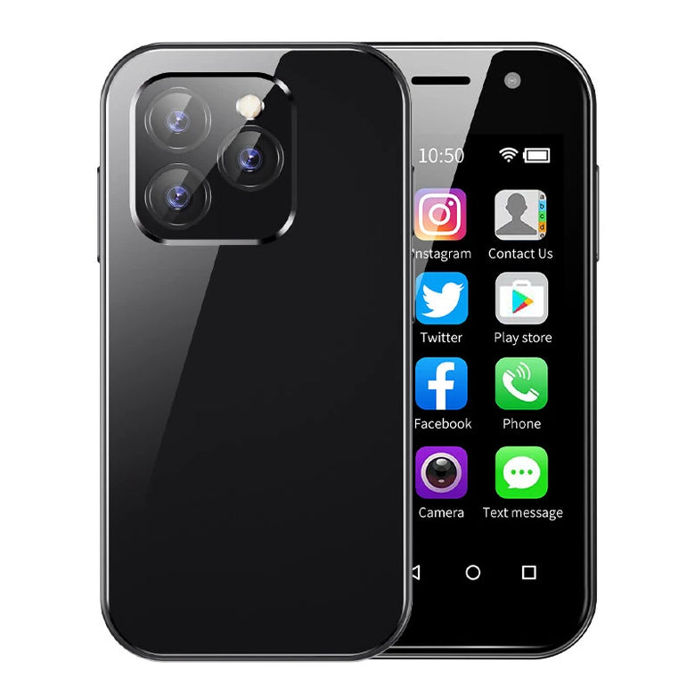 SOYES XS14 Pro 3.0 Inch 2GB + 16GB / 3GB + 64GB ROM Ultra Thin Camera WIFI Bluetooth Dual SIM Face Recoginition 4G Quad Core Mini Mobile Phone