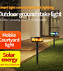 Elfeland LED Solar Lawn Lights with Built-in 8m LED Light String Waterproof Outdoor Pathway Patio Backyard Villa Garden Decoration Light