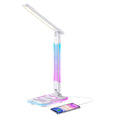 Foldable Multifunction LED Gaming Desk Lamp Dimmable Reading Light with RGB Ambient Light & Wireless Charger