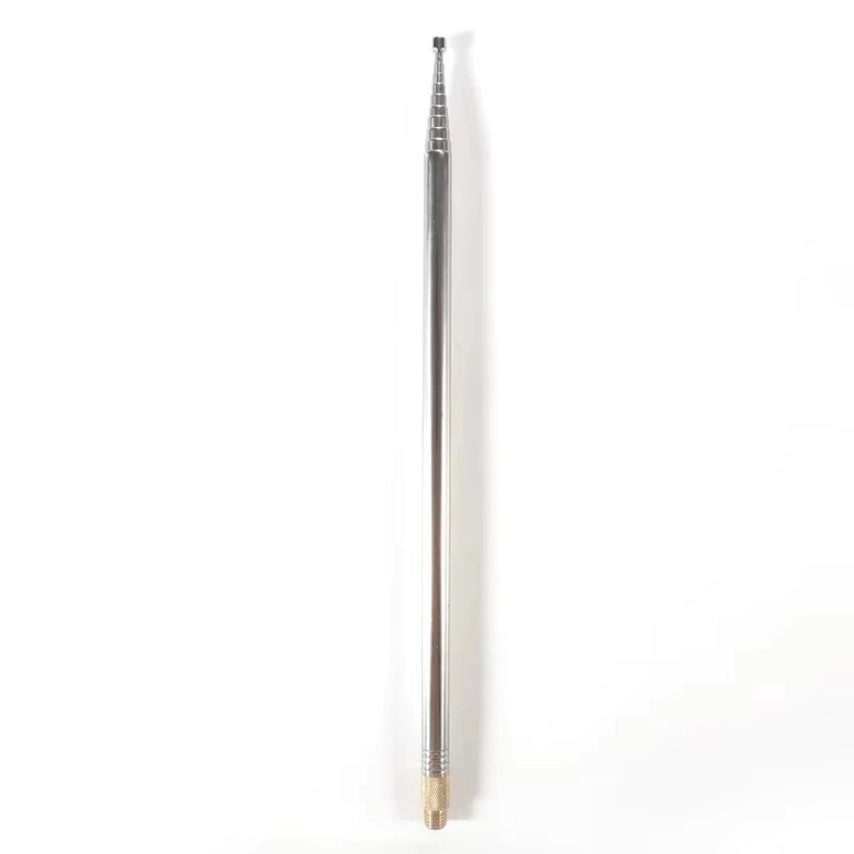 2.5M Stainless Steel Whip Antenna For Pac-12 JPC-7 10 Sections Collapsible Pull Rod for HF Radio Communication Mini Buddipole Compatible