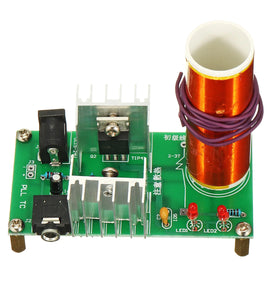 3pcs DIY Mini Tesla Coil Module Unassembled 15W DC 15-24V 2A Plasma Speaker Electronic Kit