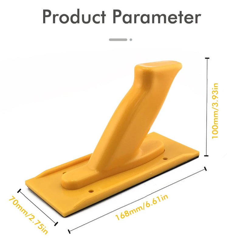 Woodworking Push Handle Ergonomic Safety Tool for Saw & Planer Cutting Tasks ABS Non Slip Rubber Grip