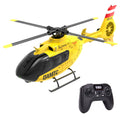 YXZNRC F06 2.4G 6CH 1:36 EC135 Scale Yellow Fuselage Flybarless RC Helicopter RTF