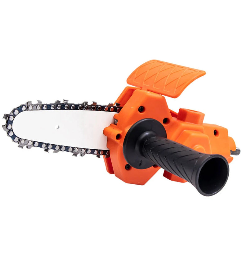 4 Inch Portable Conversion Head Kits Electric Drill to Electric Chain Saw Adapter Attachment Woodworking Pruning Tools for Garden