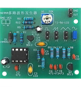 DIY Sine Triangle Square Wave NE555 Multi-Channel Waveform Generator Module Kit