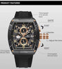 NAVIFORCE Men Watches Waterproof Large Dia Quartz Watch Multi-function Chronograph Sport Watch Fashion Wristwatch