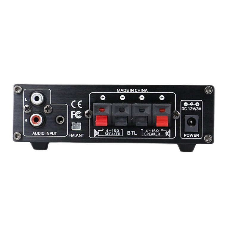 AirAux AS-22 Mini bluetooth Stereo Digital Amplifier 45W MAX RMS 300W Hi-Fi Class D 2 Channel Integrated Amp Power Amplifier