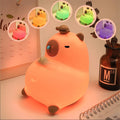 RGB Silicone Cartoon LED Night Light, USB Rechargeable Timing Lamp Room Decoration Cute Light