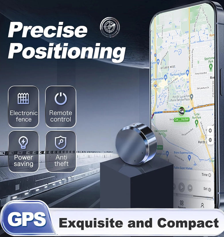 Portable Mini GPS Tracker Device for Vehicles Kids Dogs Trucks Real-Time Location Tracking